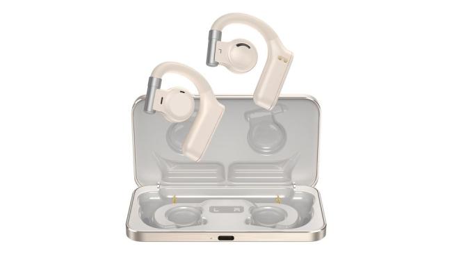 Wiwu Arc T18 Clear Sound Open Wireless Bluetooth Headphone Up to 10 Hours, Bluetooth Range 10 meter White