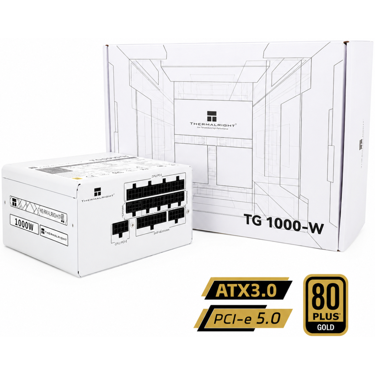 Thermalright TG-1000-W 1000W 80 PLUS Gold Full-Modular Power Supply