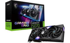 Msi Geforce Rtx 5070 Gaming Trio Oc 12gb Gddr7 192 Bit Memory, 2610 Mhz Boost Clock, 6144 Cuda Cores, 28 Gbps Memory Speed, Pci Express Gen 5