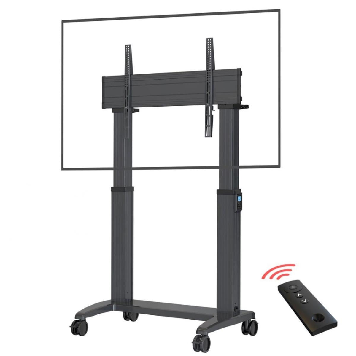 NB North Bayou T70 75"-100" Motorized Height Adjustable Large Display Mobile TV Bracket Trolley