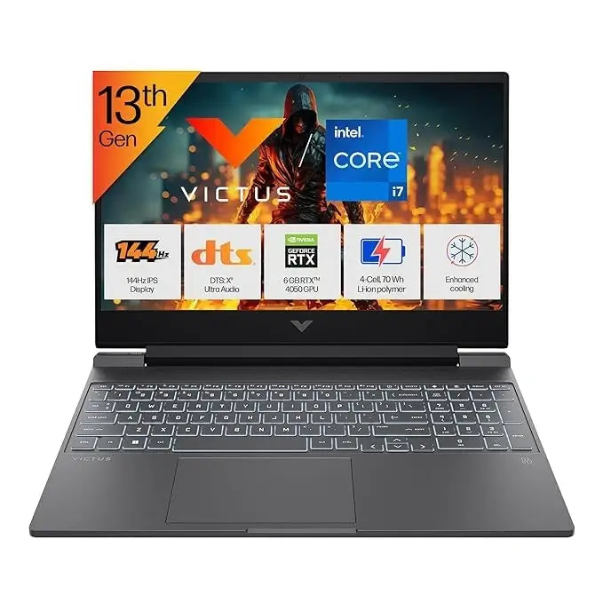 HP Victus 15 Gaming Laptop - Intel Core i7-13620H - NVIDIA RTX 4050 6GB - 15.6-inch FHD IPS 144Hz