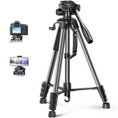 UGREEN 15187 CAMERA LIGHTWEIGHT AND PORTABLE TRIPOD - 53.5-175 cm Height