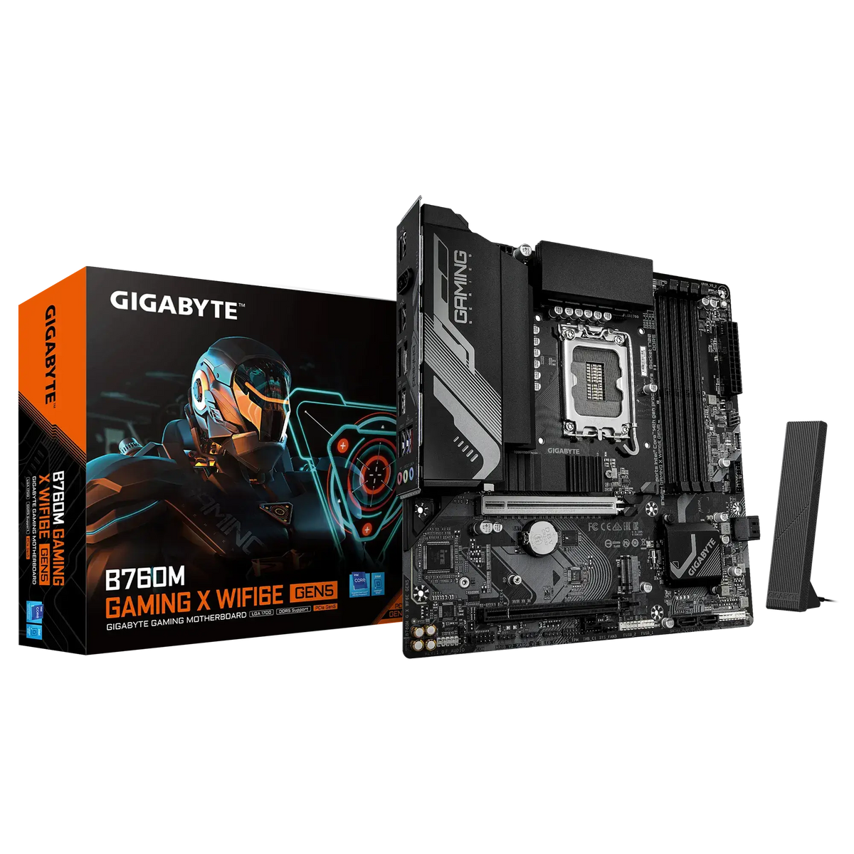 GIGABYTE B760M GAMING X WIFI6E & Bluetooth GEN5 DDR5 Motherboard