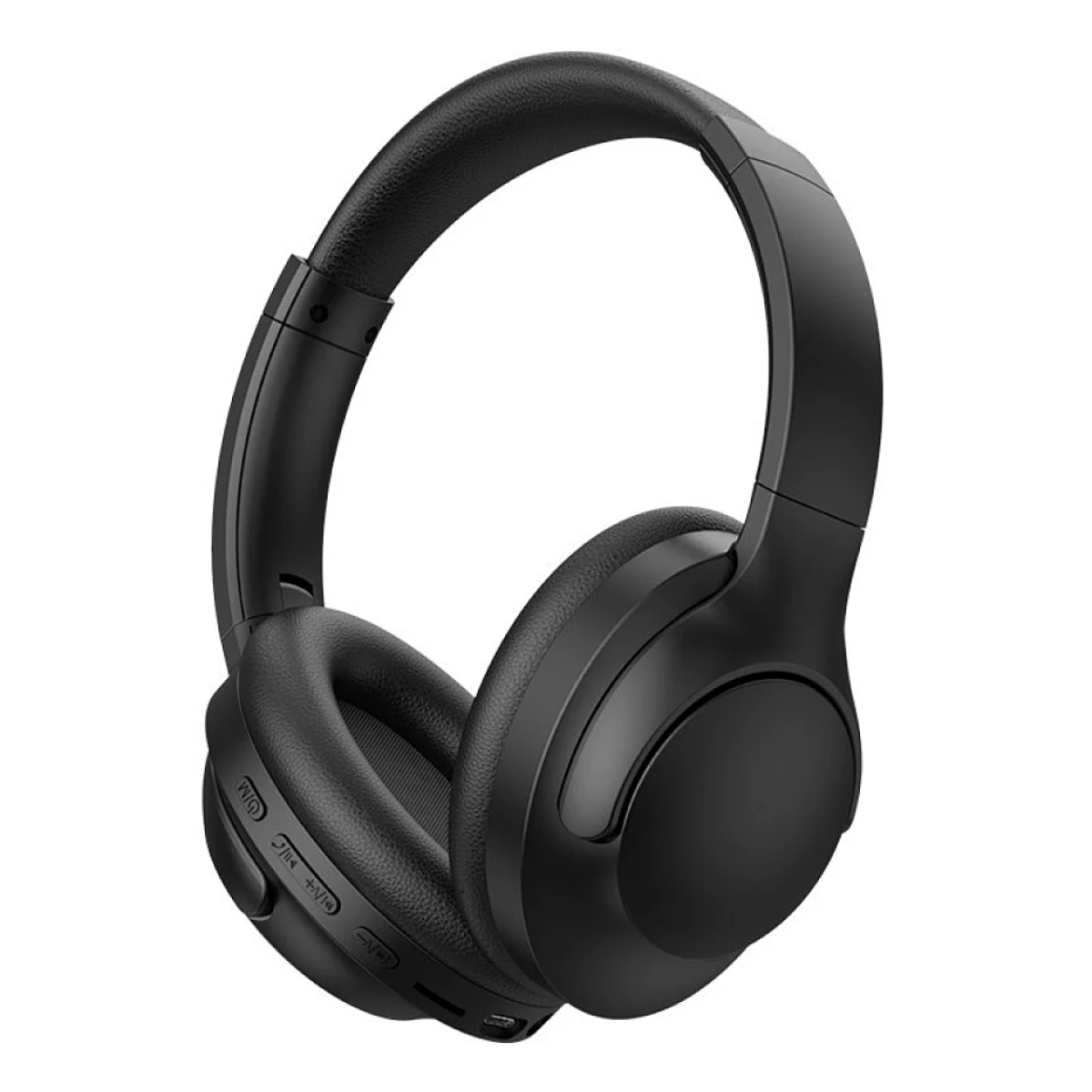 Wiwu Td 08 Elite Pure Bass Sound Bluetooth 5.3 Up To 30h Battery Life, Comfortable & Foldable Design Black - CompuMe