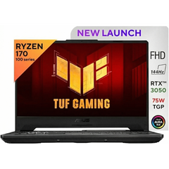 ASUS TUF Gaming A15 (2025) FA506NCQ NEW AMD Ryzen™ 7 170 8-Cores w/ Nvidia RTX 3050 4GB & IPS 144Hz Display - Graphite Black