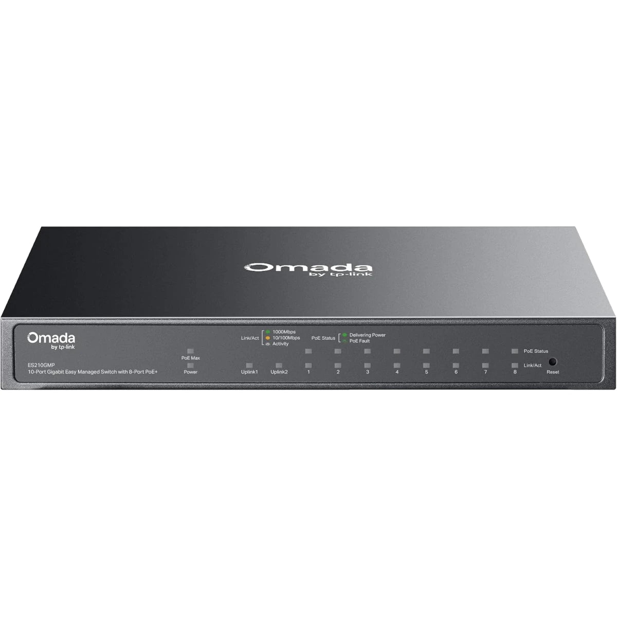 Tp-Link Omada ES210GP 10-Port Gigabit Easy Managed Switch with 8-Port PoE+ V1.0