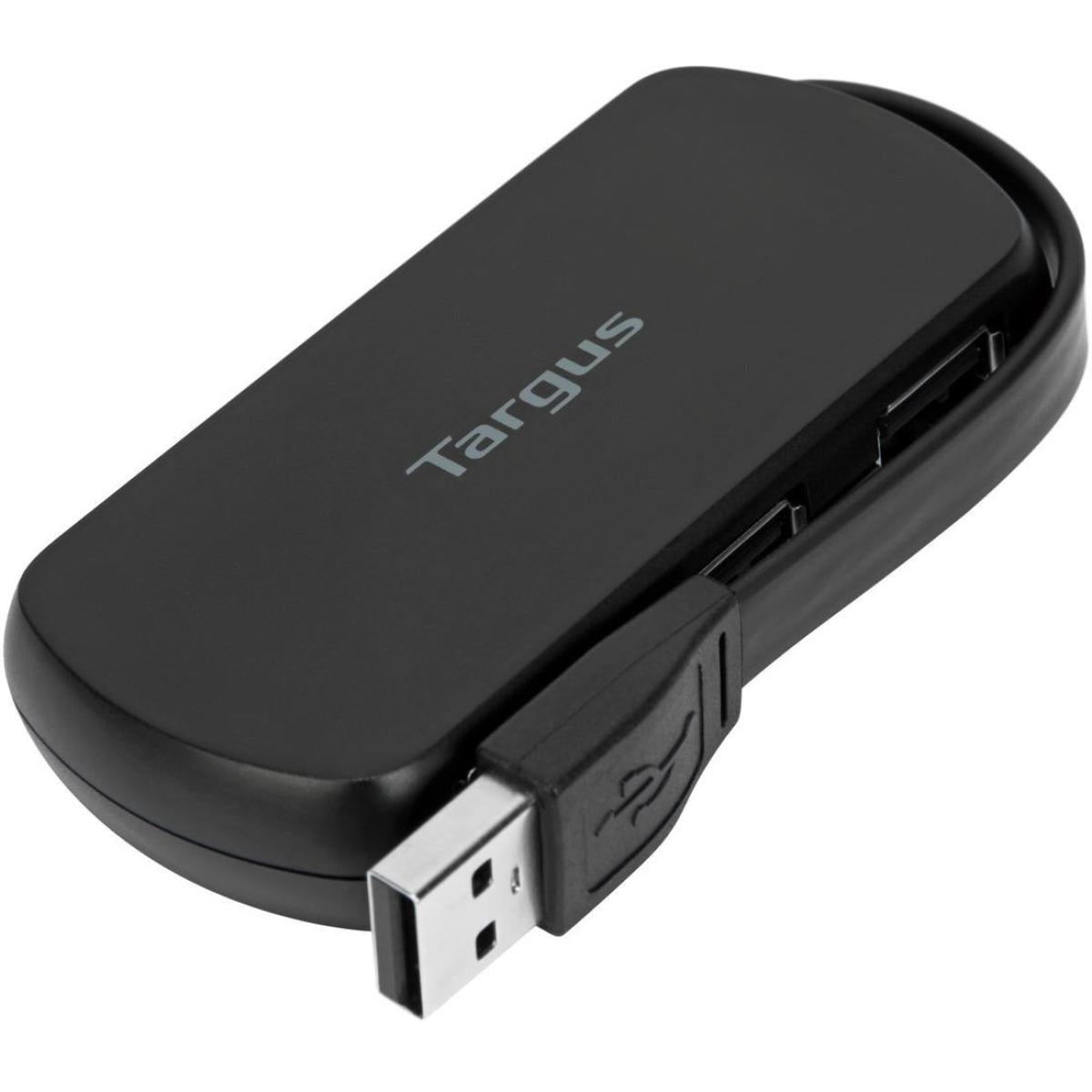 Targus ACH114EU 4-Port USB 2.0 Hub - Black