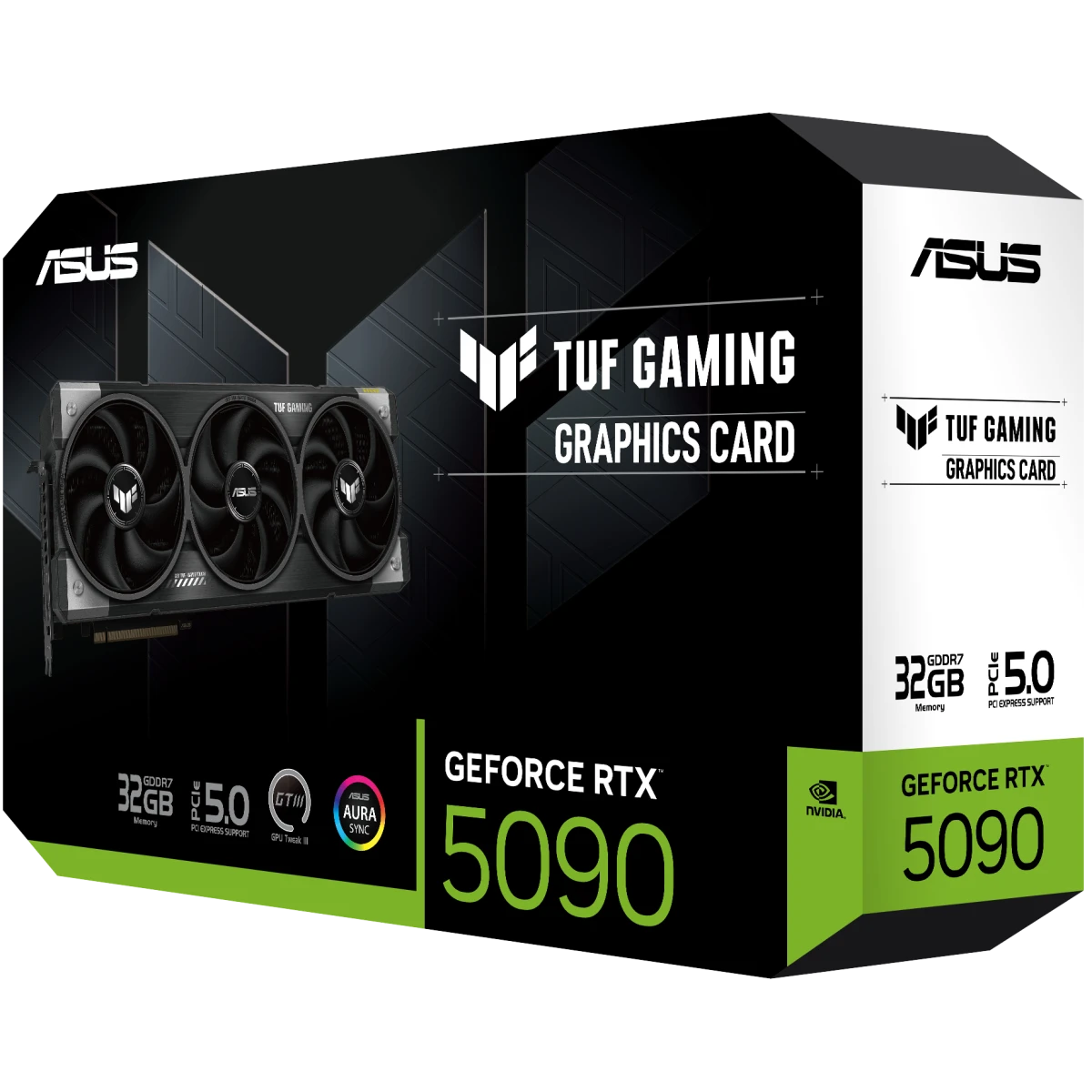 ASUS TUF Gaming GeForce RTX ™ 5090 32GB GDDR7 OC Edition Gaming Graphics Card (PCIe® 5.0, HDMI®/DP 2.1, 3.6-Slot, Military-Grade Components, Protective PCB Coating, axial-tech Fans, Vapor Chamber)