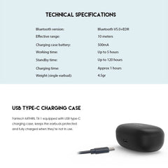 Tx-1 Mithril 5.0 Wireless Earphone