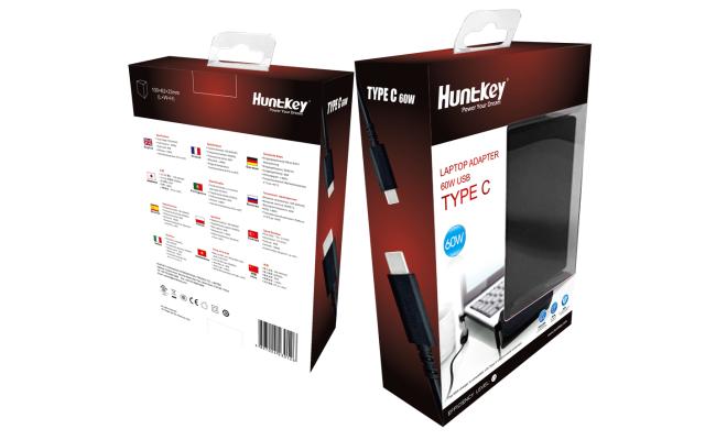 Huntkey 65w Charger Notebook Type C Adapter