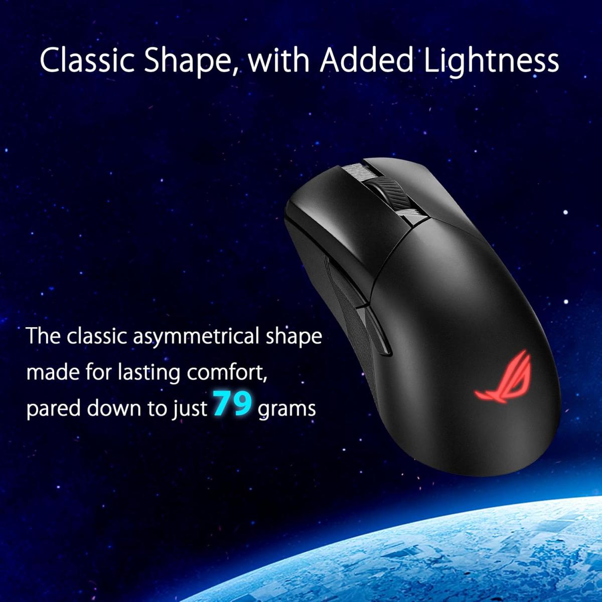 ASUS RGB wireless gaming mouse for computer setup