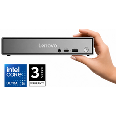 Lenovo ThinkCentre Neo 50q Gen 6 Tiny AI PC – Intel Core Ultra 5 226V, 16GB LPDDR5X, 512GB SSD, Wi-Fi 6, DOS, 3-Year Warranty