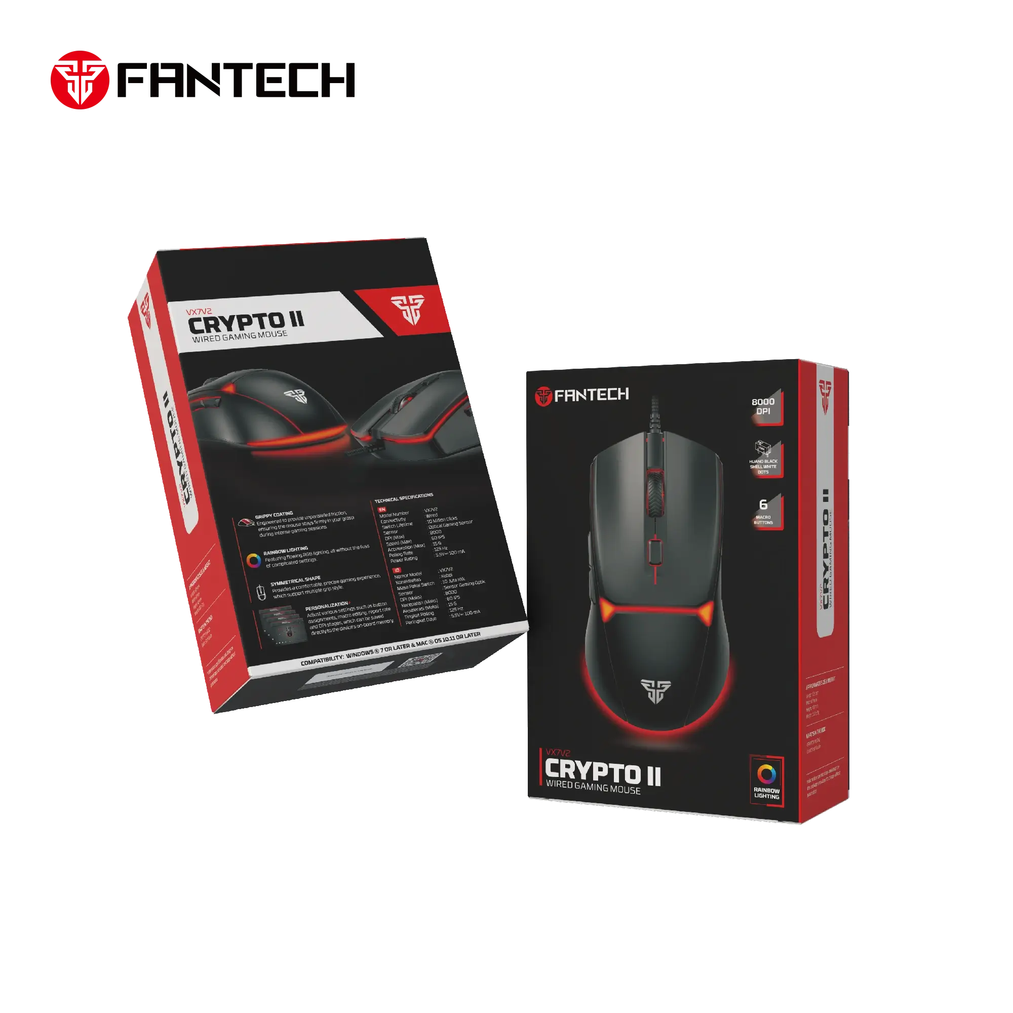 Fantech Crypto Ii Vx7v2 Wired Gaming Mouse Fantech Crypto Ii Vx7v2 Wired Gaming Mouse