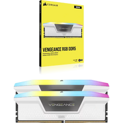 Corsair VENGEANCE 64GB (2x32GB) 6000MHz RGB DDR5 Ram White