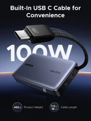 Ugreen 55992b 20000mah 145w Power Bank With Built In Cable