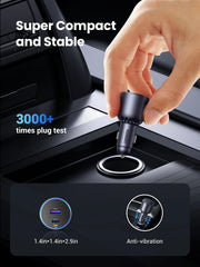 Ugreen 35023 63w Usb C Pd And Usb A Fast Car Charger