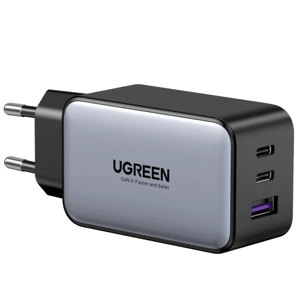 Ugreen 35042 Nexode 65w Usb C Gan Charger 3 Ports Wall Charger