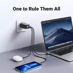 Ugreen 35042 Nexode 65w Usb C Gan Charger 3 Ports Wall Charger