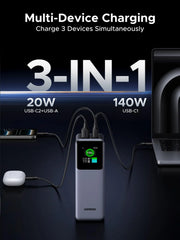 Ugreen 35525b Nexode 25000mah 200w With Smart Digital Display