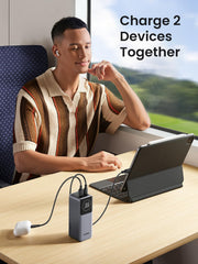 UGREEN 55987B NEXODE 20000MAH 165W POWER BANK WITH RETRACTABLE CABLE