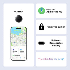 UGREEN 60387 FINETRACK MINI SMART FINDER APPLE CERTIFIED BLUETOOTH TRACKER