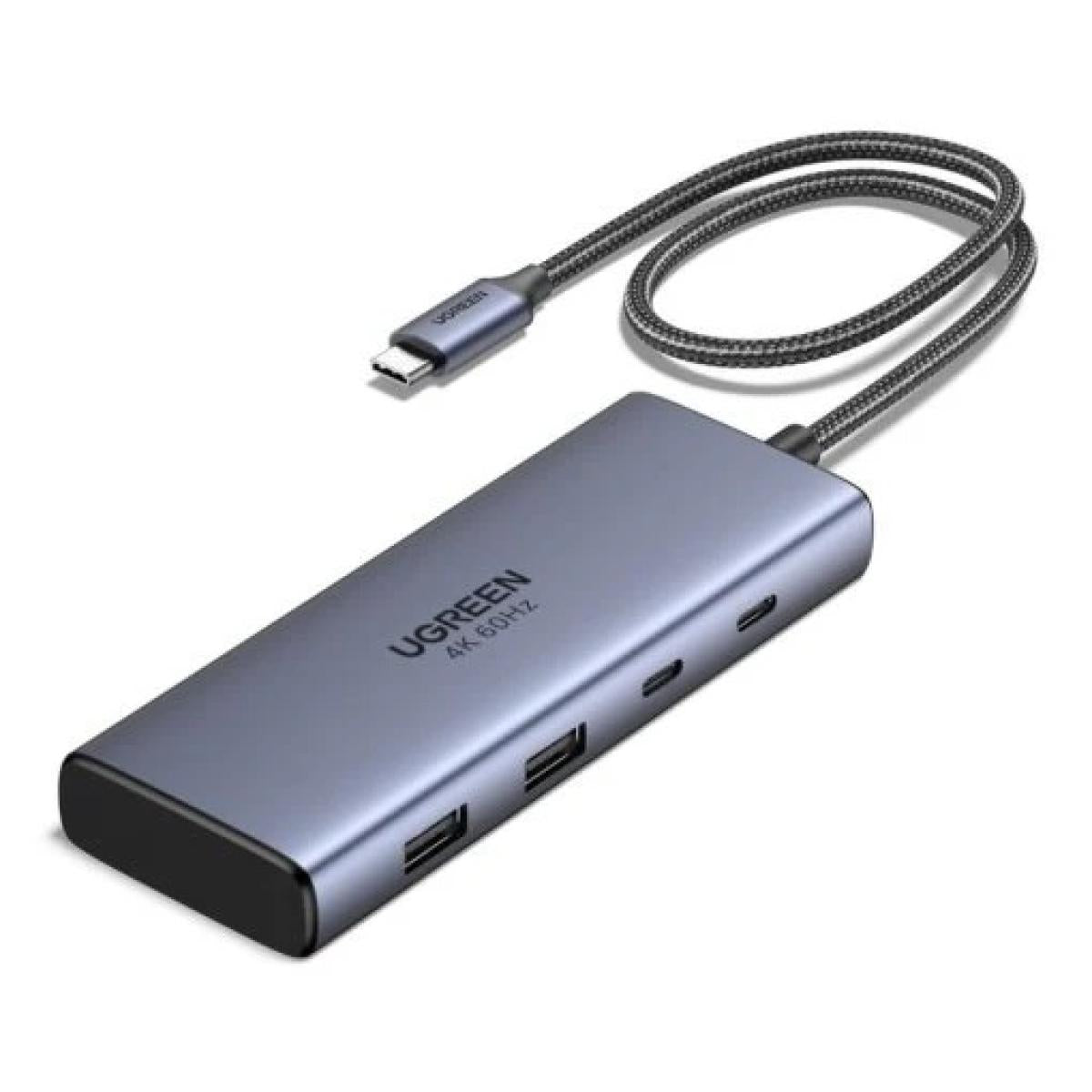 UGREEN 7-in-1 USB-C Hub with Dual HDMI CM498 45379 | 4K Display & 100W PD