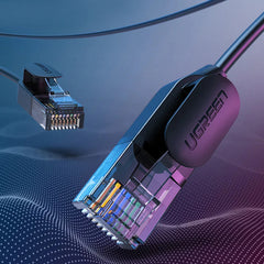 UGREEN Cat6A Pure Copper Ethernet Cable 0.5M – Black -70331
