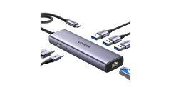 UGREEN Revodok 6-in-1 USB-C Hub with 4K HDMI & Gigabit Ethernet Adapter