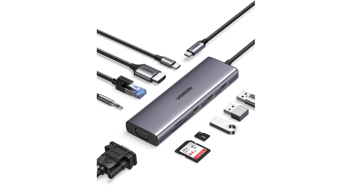 UGREEN USB-C 10-in-1 Multi-functional Hub (15601)