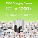 Uniross Ni‑MH AA Rechargeable Batteries – 2500mAh High Capacity, Hybrio Technology, Low Self‑Discharge, Eco‑Friendly, 2‑Pack