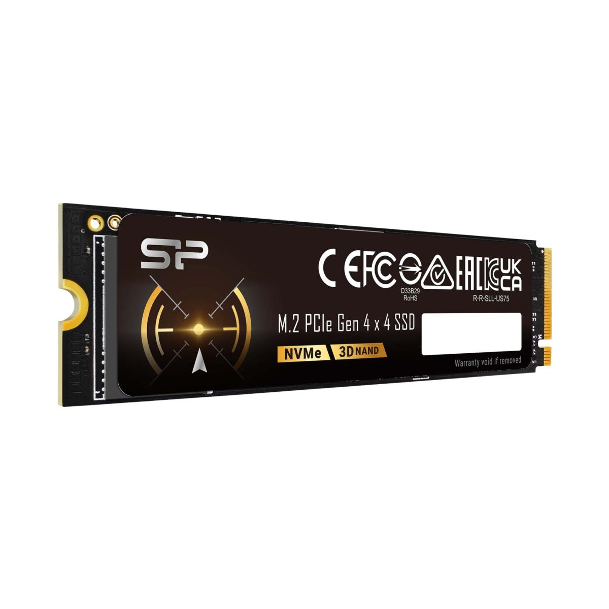 Silicon Power US75 PCIe Gen 4x4 NVMe™ SSD 4TB