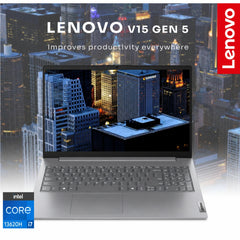 Lenovo V15 G5 (2025) NEW 13th Gen Intel Core i7 13620H 10-Cores w/ High-Performance Processor Business Class & DDR5 Memory - Luna Grey