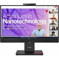 Lenovo ThinkVision T24-4v 24" IPS Full HD 120Hz Conferencing Monitor Adjustable Stand Built In 5MP Webcam & Speakers & Mic w/ HDMI , DP, VGA & USB Hub