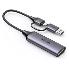Ugreen 25854 Usb A And Usb C Hdmi Video Capture Card Fhd60hz