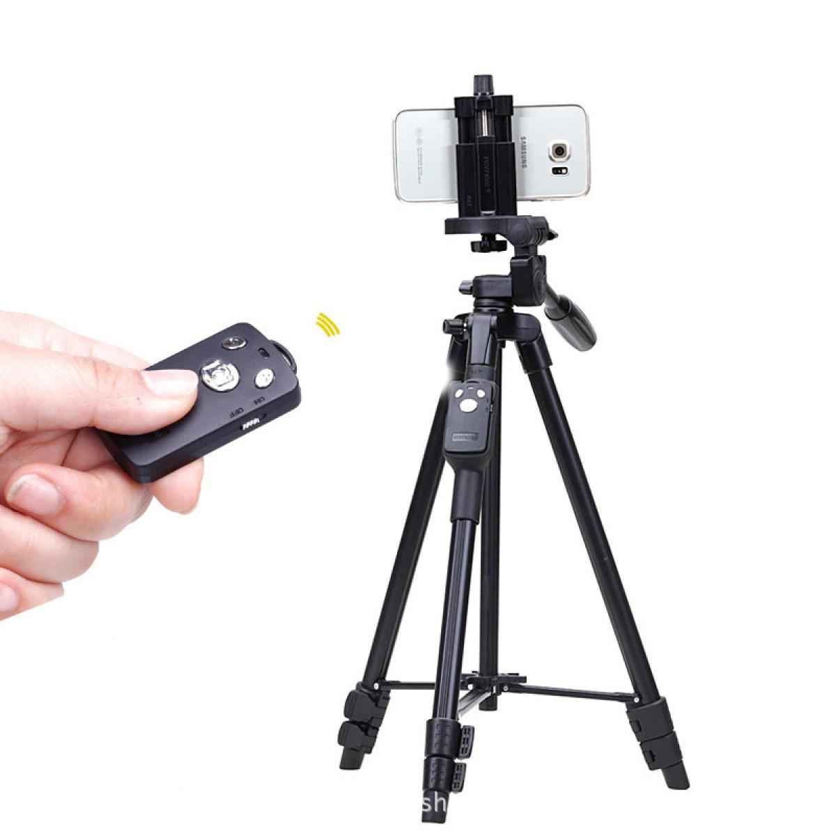 Tripod VCT 5208 with Bluetooth Remote for Camera + phone