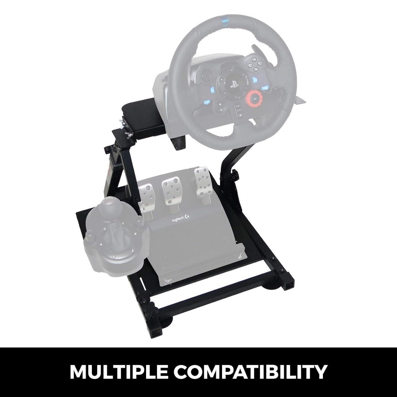 Racing Gameseat gyRacing Wheel Stand for Thrustmaster Gaming Wheels with racing accessories