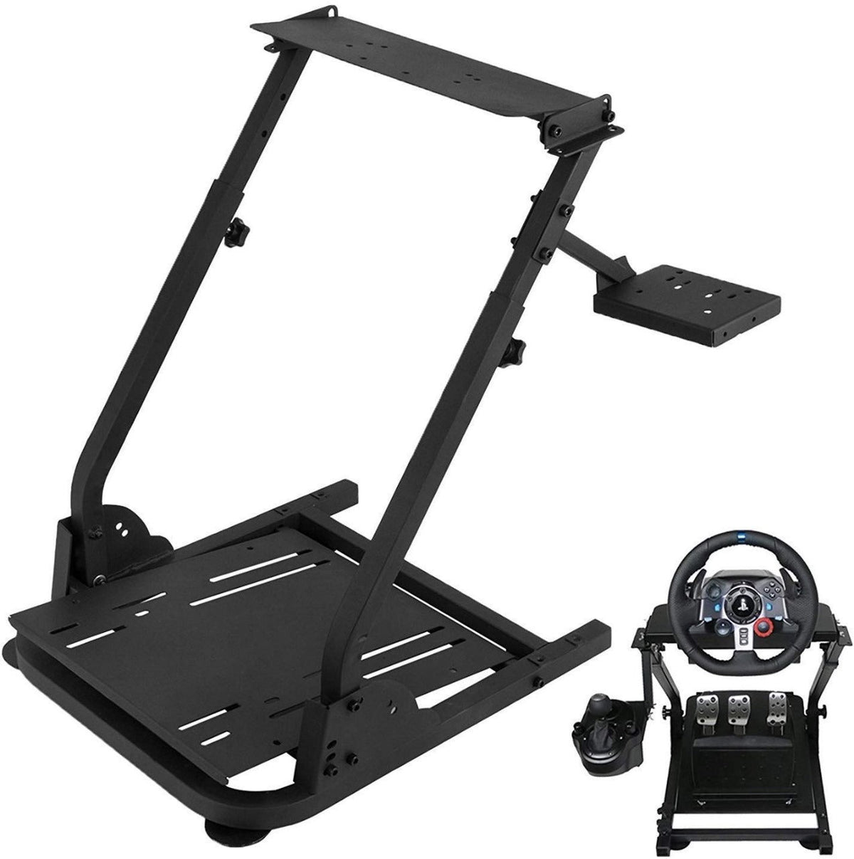 Racing Gameseat gyRacing Wheel Stand for Thrustmaster Gaming Wheels with racing accessories