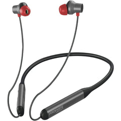 Promate Velcon Wireless Neckband Earphones Aive Noise Cancelling Bluetooth Earphones W/ Anti Slip Neckband Ipx4 Sweat Resistance & 35h Playtime Black - CompuMe