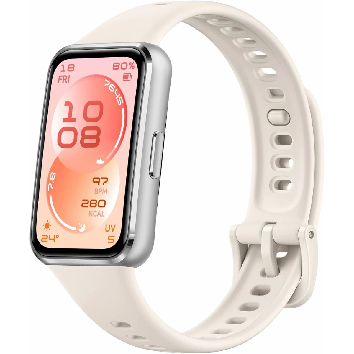 HUAWEI Band 11 Health and Fitness Tracker, Smart Watch, 24/7 Health Intelligence, HRV, Sleep Tracking, Stress Monitor, Emotional Wellbeing, Ultra-Slim, iOS & Android, Up to 14 Days Battery Life, White