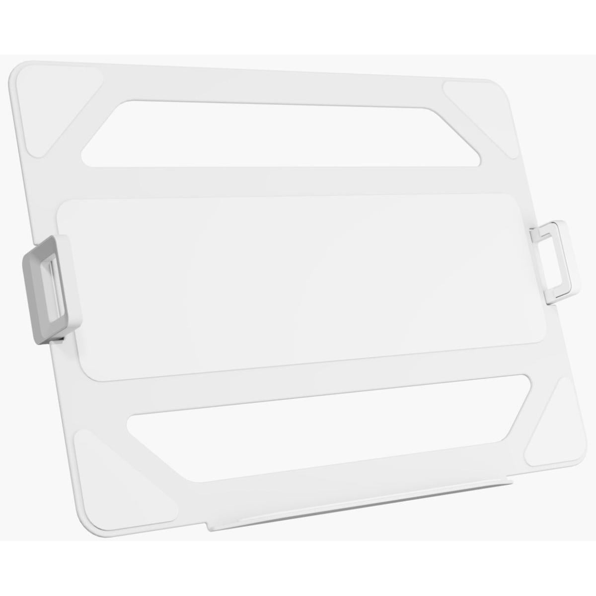 Arozzi Alzare Laptop Holder Mounting on a VESA 75x75 Monitor Arm up to 18" Laptops & Tablets Includes Protective Silicone Pads , White