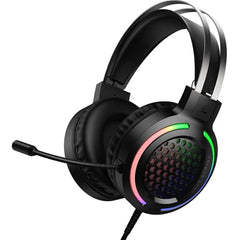 HOCO W118 Wired Gaming Headphones with Microphone - Black