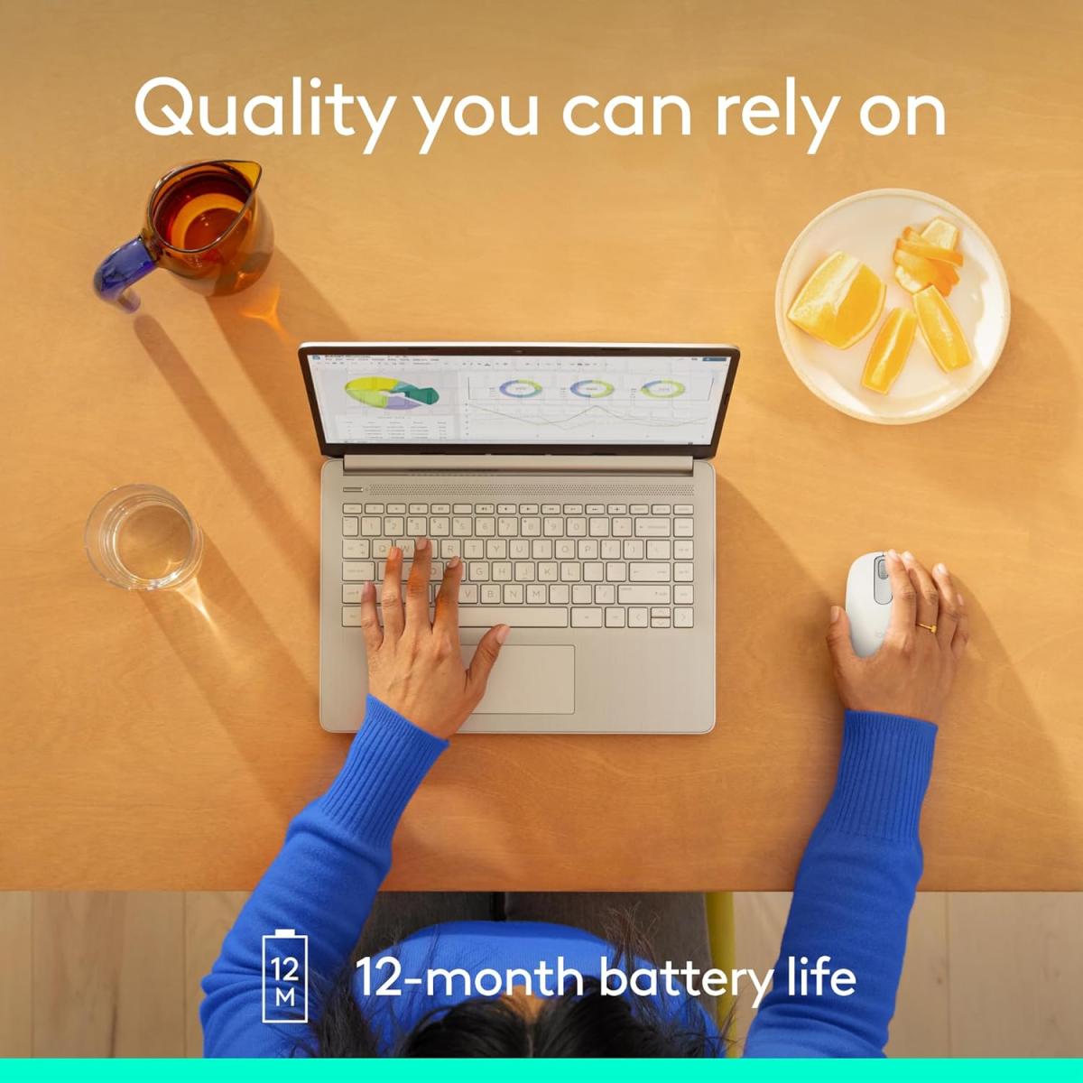 Logitech M196 Bluetooth Wireless Compa & Portable 12 Month Battery Smooth Tracking Compatible With Pc & Mac, Windows And Macos Off White Logitech M196 Bluetooth Wireless Compa & Portable 12 Month Battery Smooth Tracking Compatible With Pc & Mac, Windows And Macos Off White