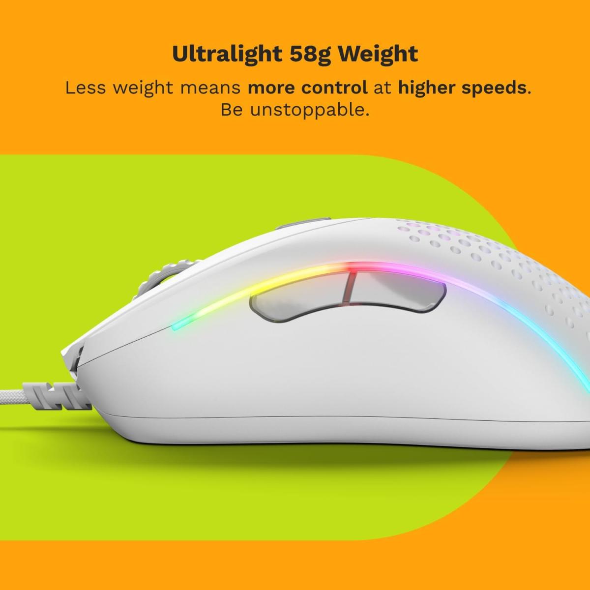 Glorious wired gaming mouse for computer setup
