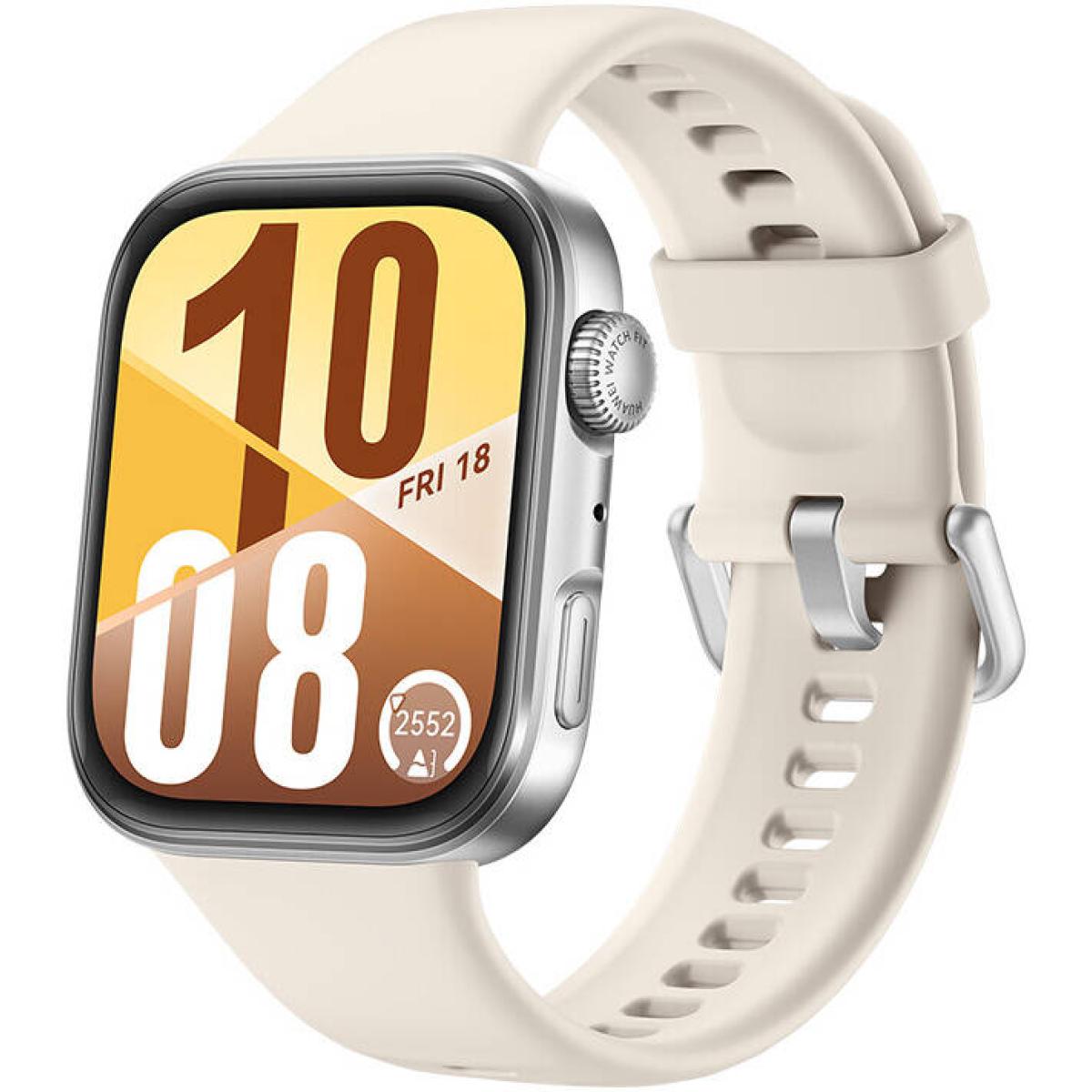 Huawei Watch Fit 4 Smart Watch, 1.82" Display,100+sports Modes, Fitness Tracker, Emotional Wellbeing Assistant, Up To 10 Day Battery Life, Ios & Android, Huawei Care+, White - CompuMe