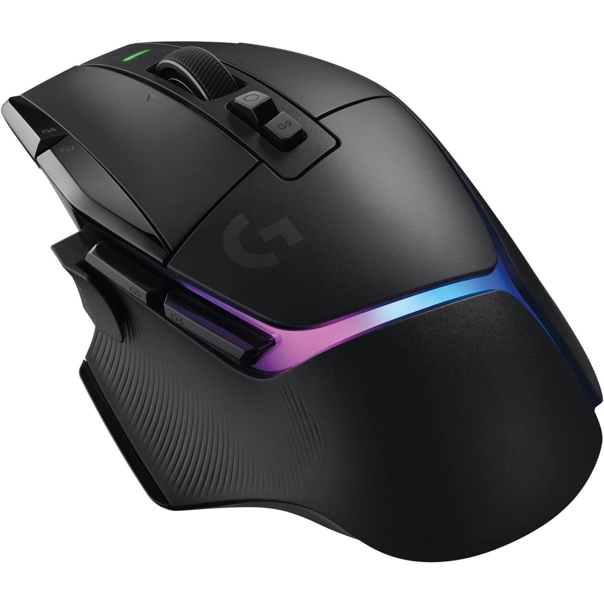 Logitech NEW G502 X PLUS HERO 25K Sensor LIGHTSPEED Wireless Optical w/ LIGHTFORCE Hybrid Switches LIGHTSYNC RGB For PC - macOS & Windows , Black