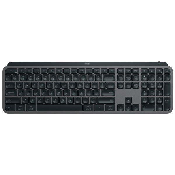 Logitech Mx Keys S Advanced Wireless And Bluetooth Illuminated Low Profile, Quiet Typing, Backlighting Keyboard - Graphite