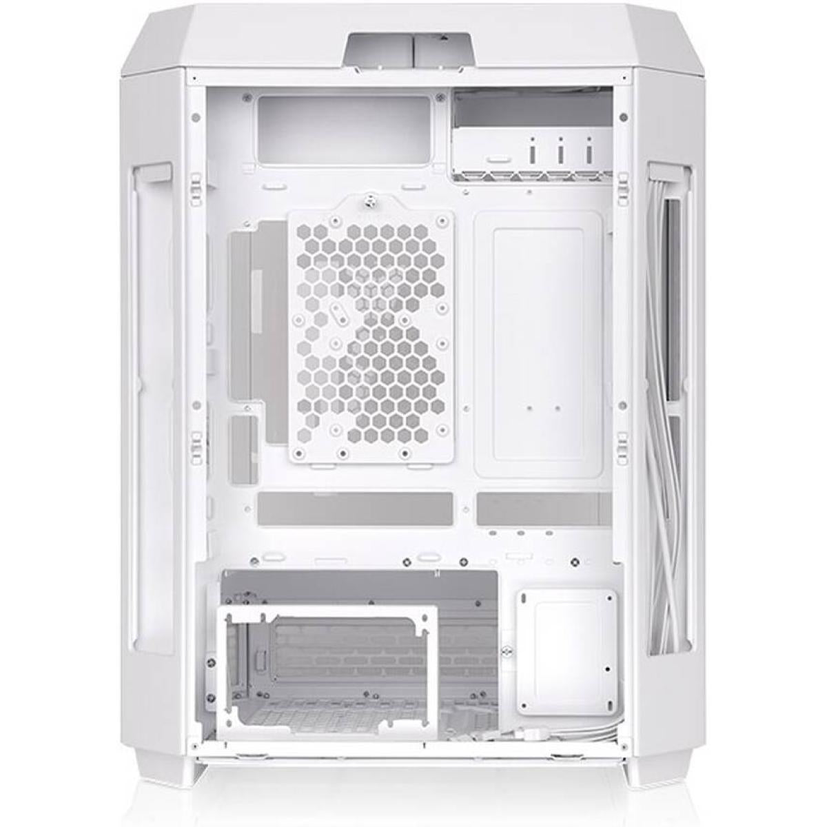 Thermaltake The Tower 600 Mid-Tower 3 Tempered Glass Panels Hidden-Connector Support Motherboard Rotational PCI-e Slots - White Thermaltake The Tower 600 Mid-Tower 3 Tempered Glass Panels Hidden-Connector Support Motherboard Rotational PCI-e Slots - White