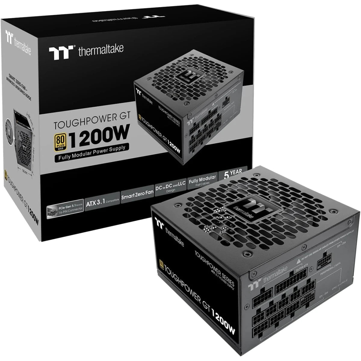 Thermaltake PCIe power supplies for electronics hardware