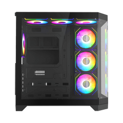 GAMEMAX HYPE-A Black ATX ARGB GAMING CASE