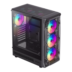 GameMax STARLIGHT 2 AB BLACK Gaming Case